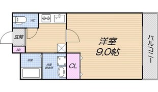 リバーライズ東小橋の物件間取画像